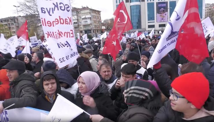 Emekliler sokağa indi: Sandıkta hesabını soracağız