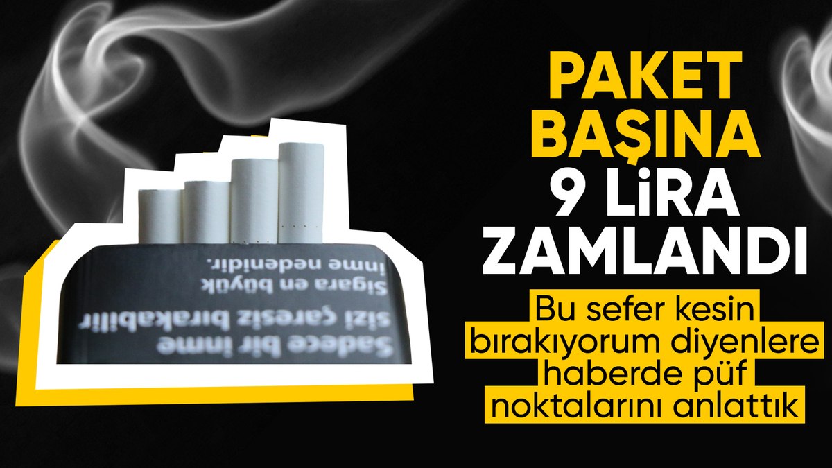 Sigaraya ÖTV zammı: En ucuz sigara 81 TL oldu